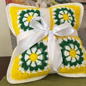 Decorative Pillows set of 2 Handmade Crochet